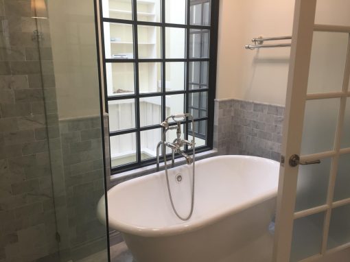Freestanding Tub Master Bathroom Pacific Palisades