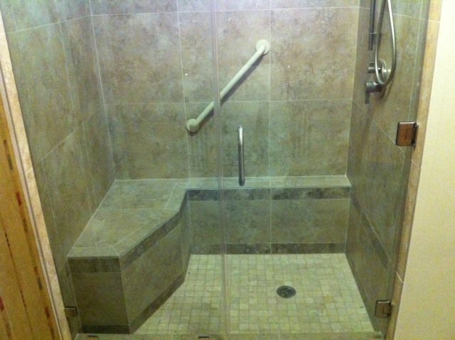 Shower Stall Bench Seat Off 60, Tile Showers With Seats