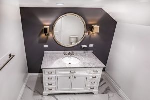 single sink vanity