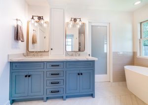 double vanity and mirrors