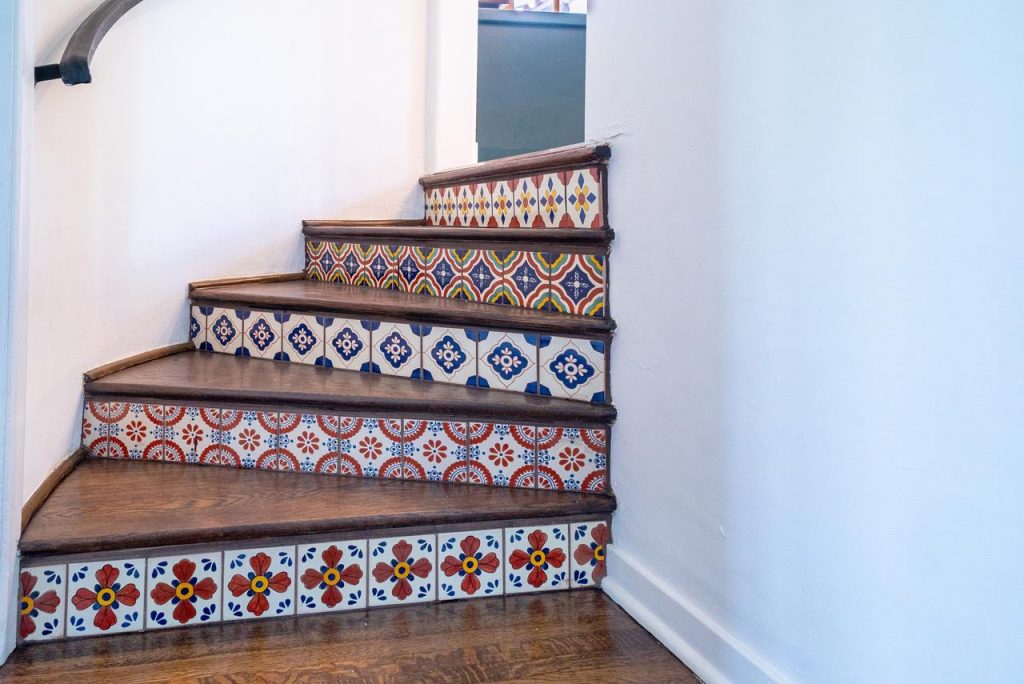 spanishtiledstairrisers Eden Builders